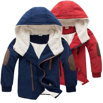 

Winter Long Jackets Kids Boys Cotton Coats Children's Jacket for Teen boys Jacket Children Hooded Warm Windbreaker Teener Jacket