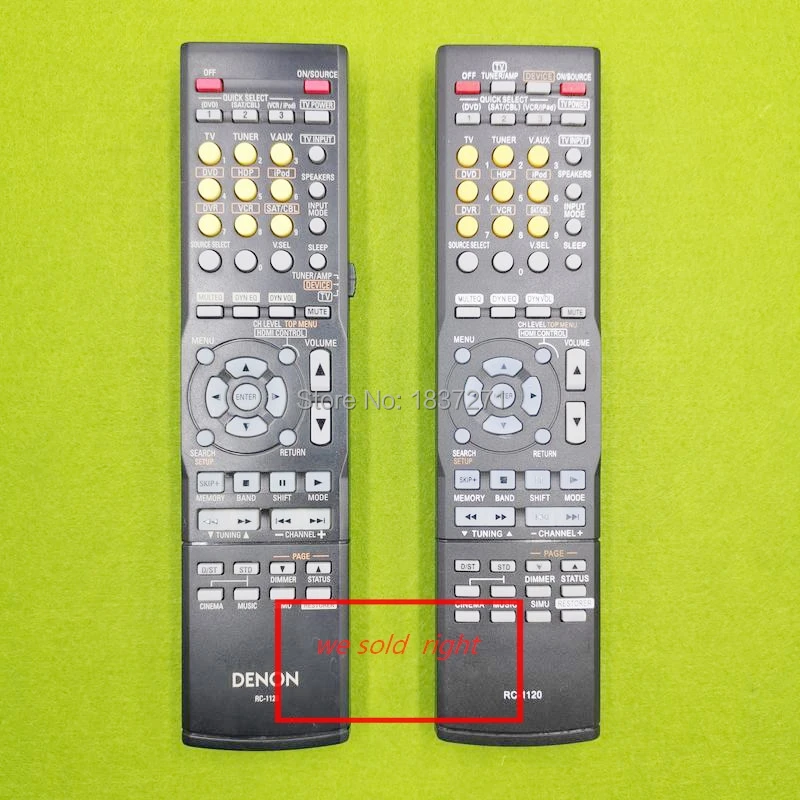 remote control RC-1120 for Denon AVR-590 AVR-1610 AV Power amplifier system | Электроника