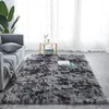 RULDGEE Shaggy Tie-dye Carpet Printed Alfombra Plush Floor Fluffy Mats Kids Room Faux Fur Area Rug Living Room Mats Silky Rugs ► Photo 3/6