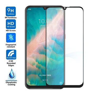 Перейти на Алиэкспресс и купить 3D 9H черное закаленное стекло для ZTE Blade V10 Взрывозащищенная стеклянная пленка защитная пленка для ZTE Blade V10 Vita защитная пленка