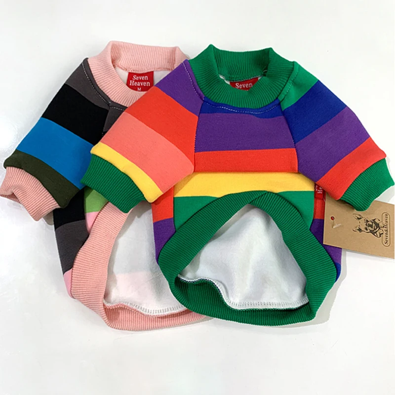 Winter-Owner-Pet-Dog-Clothes-for-Dog-Hoodie-Rainbow-Pet-Matching-Clothes-Pug-French-Bulldog-Clothing(3)