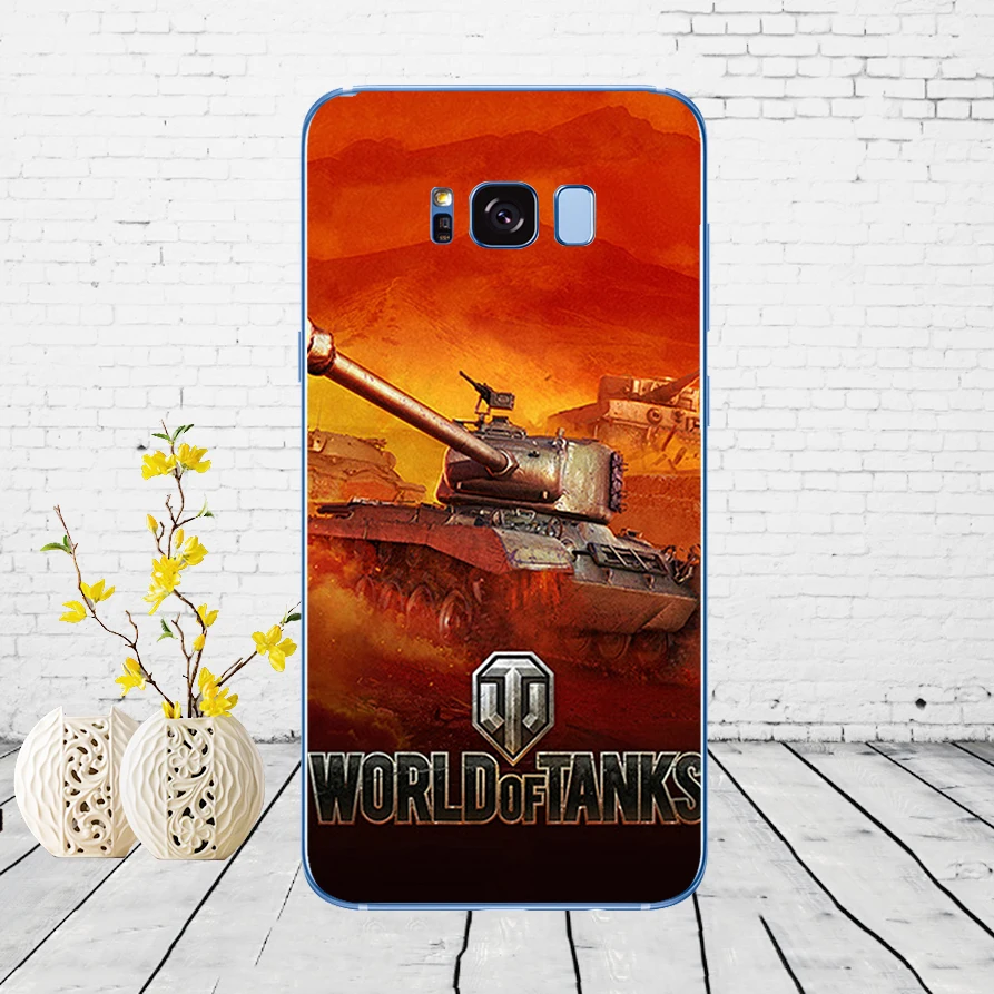 16 91DD world of tanks Мягкий силиконовый чехол для Samsung Galaxy S6 S7 edge S8 S9 S10 plus A70 A50 чехол - Цвет: 16