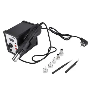 

868D 220V Soldering Station Digital Display Hot Air Gun Heat Gun Welding Station Brushless Fan Long Service Life Low Noise