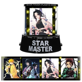 

Kimetsu No Yaiba Nezuko Kamado Anime Figure LED Night Light Bedroom Decor Light Kids Child Table Colorful Demon Slayer Star Lamp