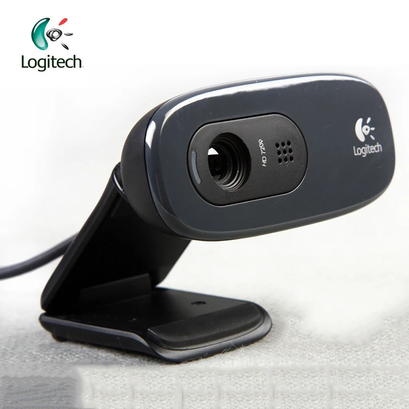 Веб-камера logitech C270 HD Vid 720P с поддержкой микрофона USB 2,0 официальный тест для ПК Lapto Видеозвонок