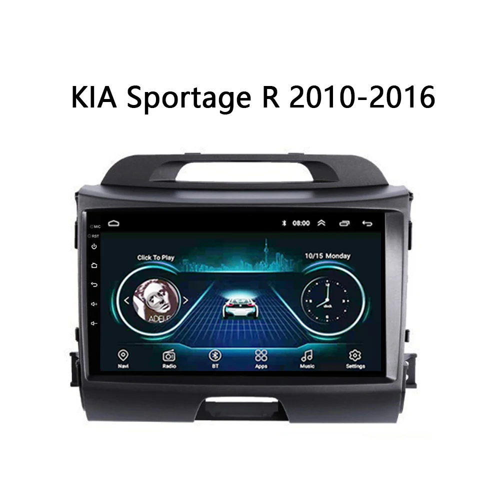 Автомагнитола для KIA Sportage R 2010 2016 Android 8 1 9 &quot GPS NAVI видео стерео поддержка DVD экрана