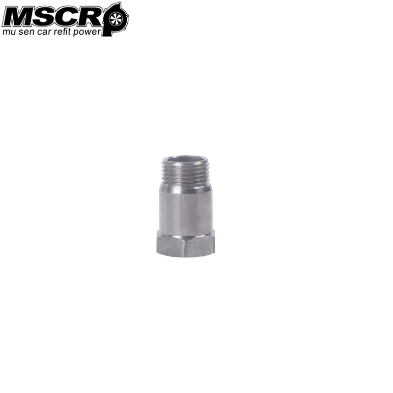 

MSCRP 1PCS 304 Stainless Steel M18 X 1.5 Bung Thread O2 Oxygen Sensor Test Pipe Extension Extender Adapter Spacer MSCRP-010313