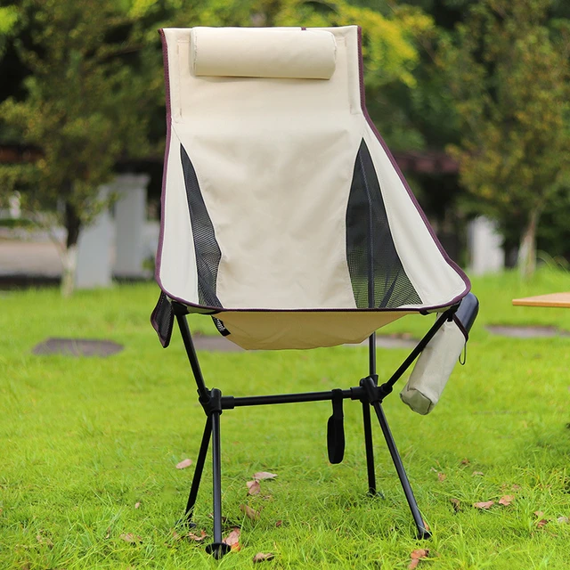 Sedie luna pieghevoli ultraleggere sedia da campeggio all'aperto sedie da  Picnic per pesca lavabili rimovibili