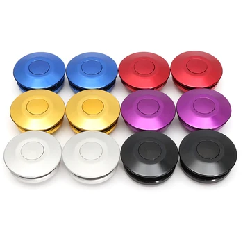 

A Pair Of Silver/Gold/Black/Red/Blue/Purple Universal Push Button Billet Hood Pins Lock Clip Kit Car Quick Latch Engine Bonnet