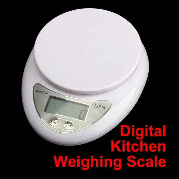 Новинка, 5 кг, 5000 г, 1 г, цифровые кухонные весы для диеты, весы для взвешивания, кухонные электронные весы для выпечки