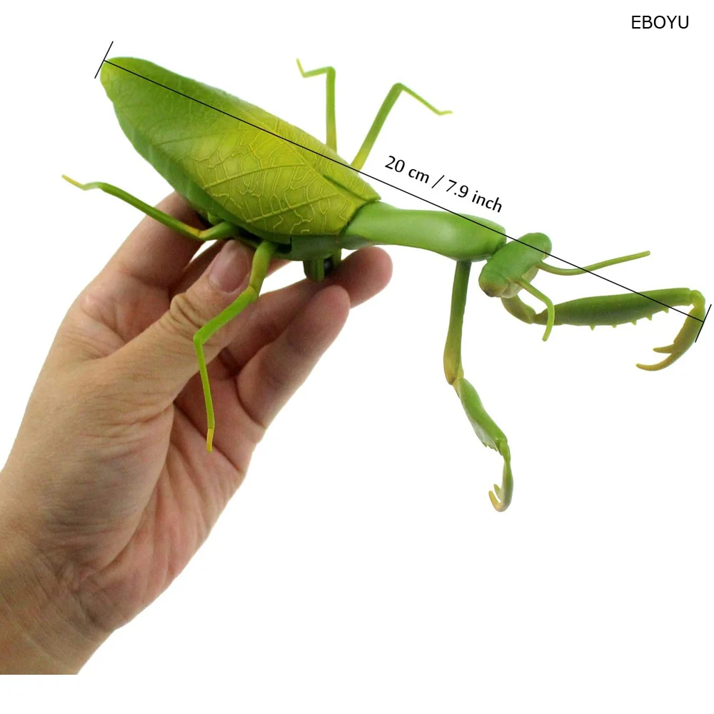 EBOYU RC Praying Mantis IR Remote Control Animal Toy Fake Car Vehicle Electric for Kids Birthday Christmas Gfits 3