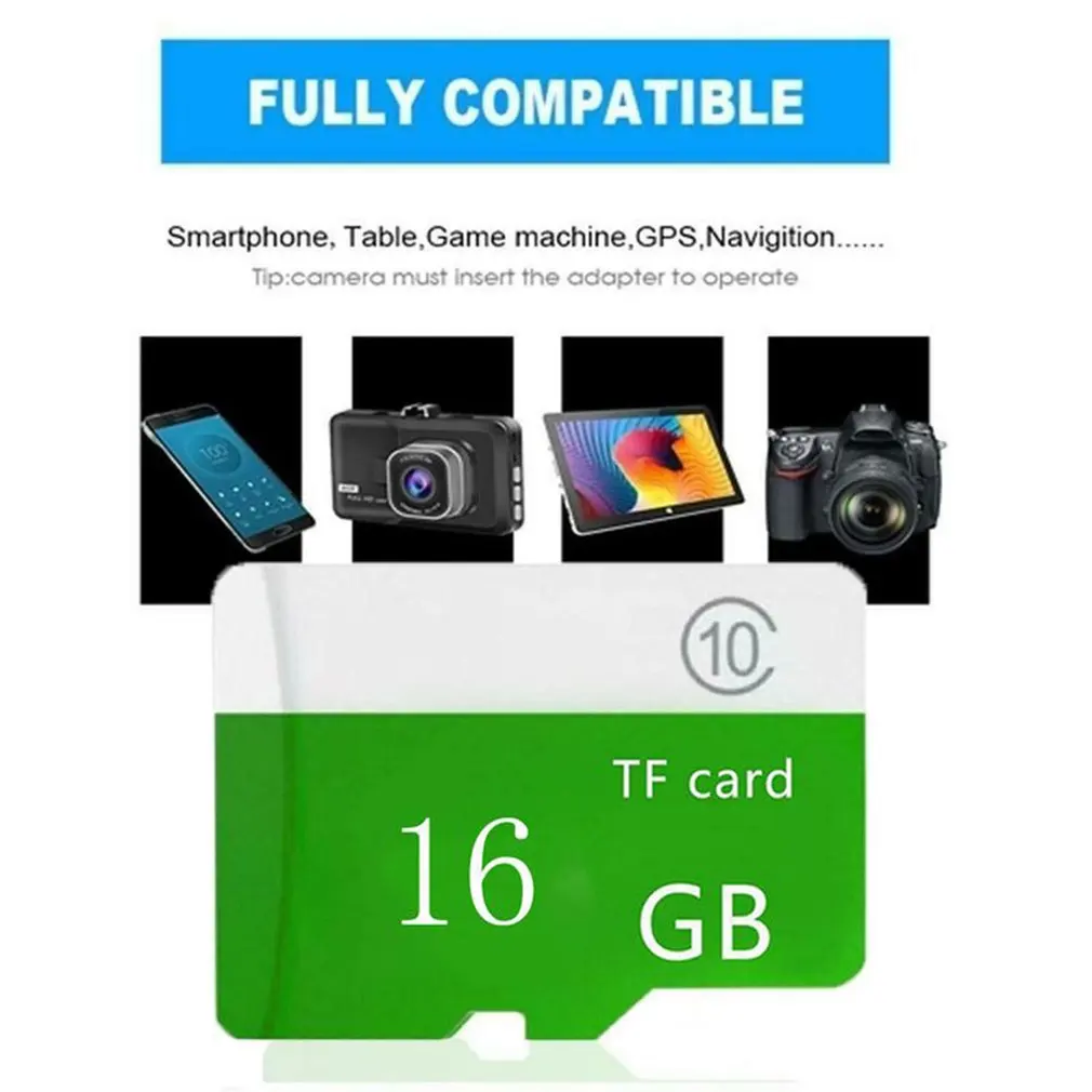 

With Card Reader Micro-SD Sd Tf Memory Card Class 10 Quality Memory Particles Memory Card Large Capacity