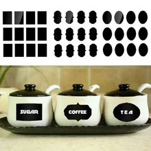 36 шт./упак. Сделай Сам банки ярлыки на бутылки наклейки для доски водонепроницаемые этикетки наклейки на стену для офиса школьные принадлежности Кухонные аксессуары