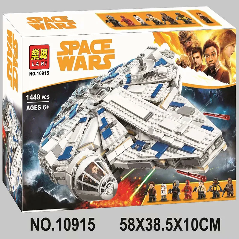 

2020 Star Wars Series Kessel Run Millennium Toys Falcon Compatible lepining Starwars 75212 Building Blocks Bricks Friends Toys