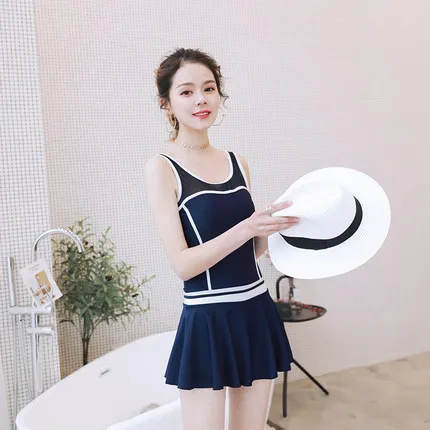 

Sexy One Piece Swimsuit Solid May Women Swimwear Female Bather Korean Swimsuit Beach Dress Beach Bathing Suit
