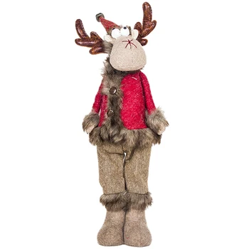 

Christmas Deer Doll Ornament Christmas Decoration for Home Innovative New Year Gift Christmas Decoration-A