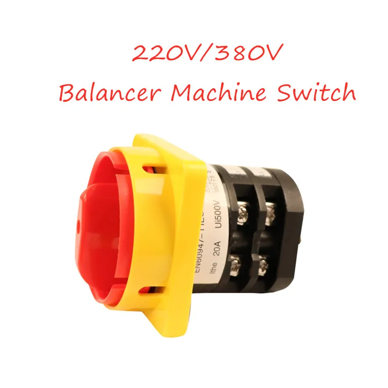 Discount tire balancing machine replacement parts 220 / 380V forward and reverse motor switch