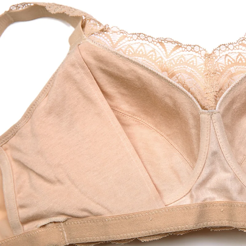 

85A-90C Mesh Special Fake Breast Bra Underwear Without Steel Ring Women Mammectomy Postoperative Prosthesis Bras