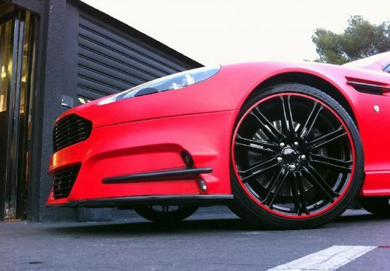 Matt Red Vinyl Wrap Sticker-5