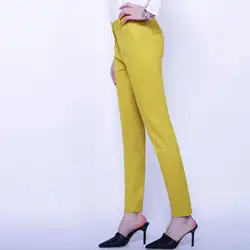 2019 женское платье Новый стиль Универсальные обтягивающие брюки конусные узкие брюки