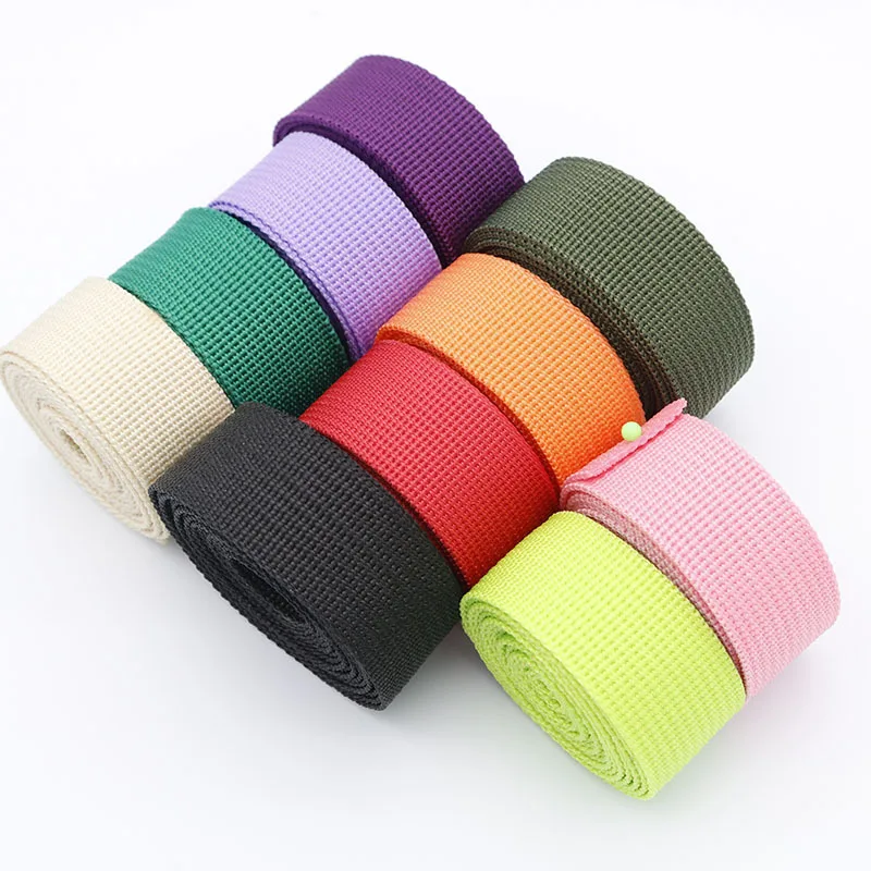 폴리 프로필렌 벨트 나일론 웨빙 배낭 벨트, 2 미터 50mm, 학교 가방 벨트 플랫 벨트, diy 액세서리, PP 비드 벨트, 웨빙