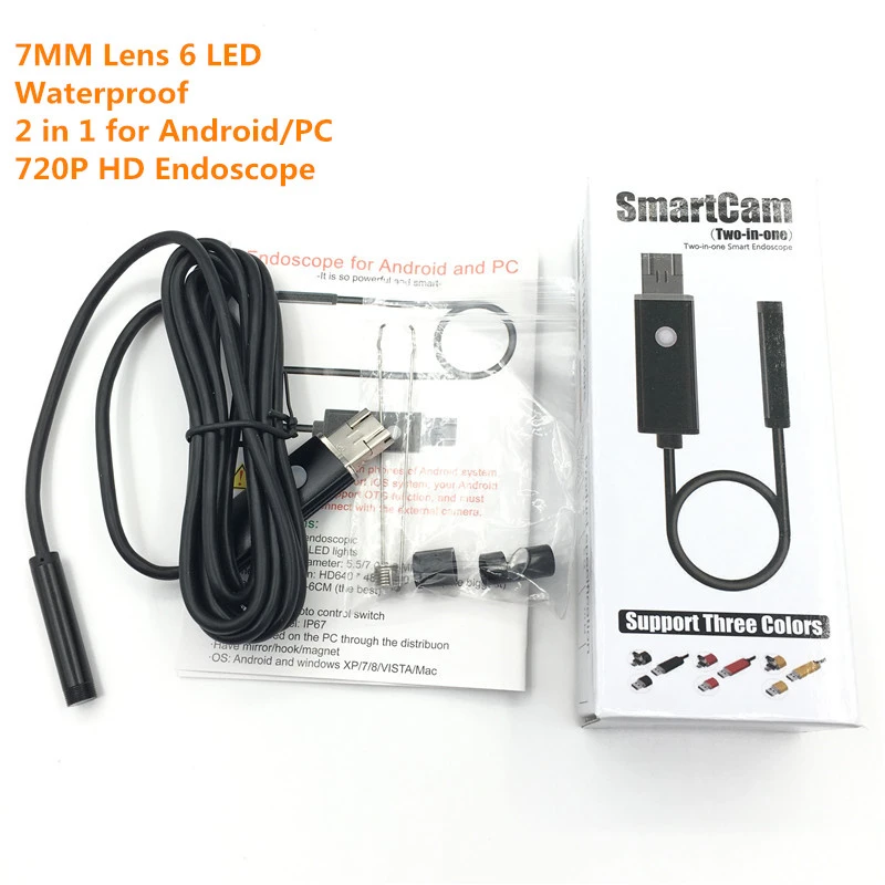 Consumer Electronics Other Gadgets 2M 7MM Android PC HD Endoscope