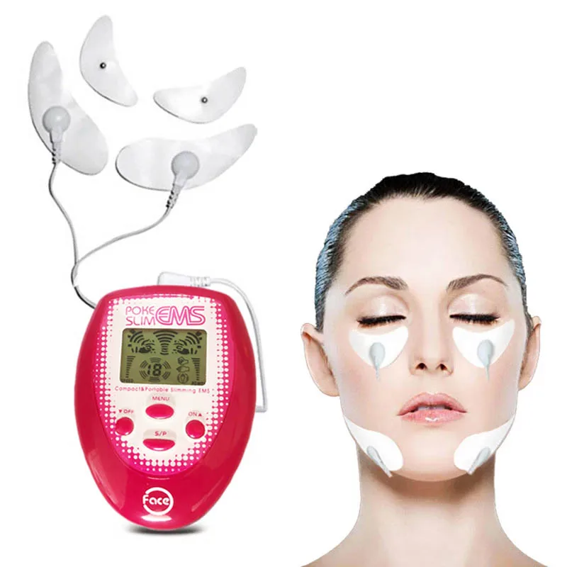 Slimming Tool EMS Tens Facial Lifting Jawline Muscle Face Massager Electronic Pulse Body Jaw Massage Muscle Stimulator Device