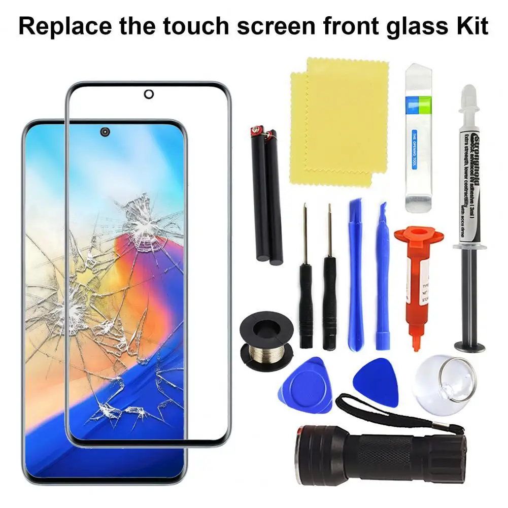 Sostituzione Del Touch Screen Del Telefono Kit Di Riparazione Del Vetro Dell'Obiettivo Esterno Anteriore Per Galaxy S8/S8 Plus/S9/S9 Plus/S10/S20/S21 