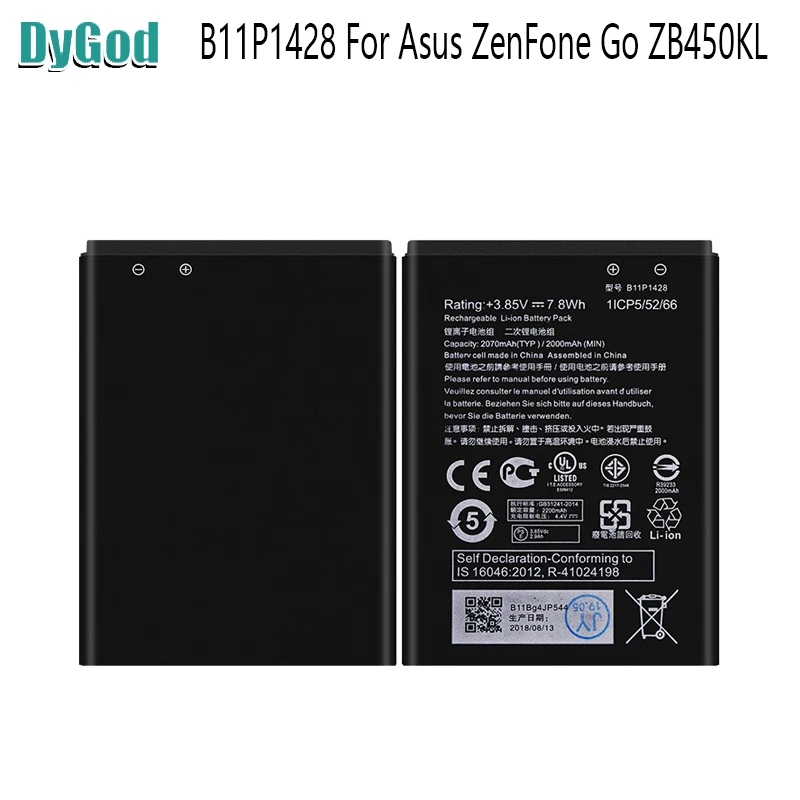 2000 мАч для Asus ZenFone ZB450KL ZE500KG X009DB ZB452KG Batterie B11P1428 Bateria Высокое качество Замена батареи
