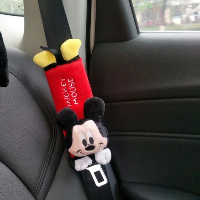 Yi-KA-cute-Cartoon-Car-Sefety-Seat-Belt-cover-Child-isofix-Seat-belt-Shoulder-Pads-Protection
