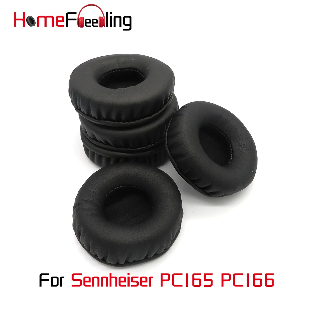 

Homefeeling Ear Pads For Sennheiser PC165 PC166 Earpads Round Universal Leahter Repalcement Parts Ear Cushions