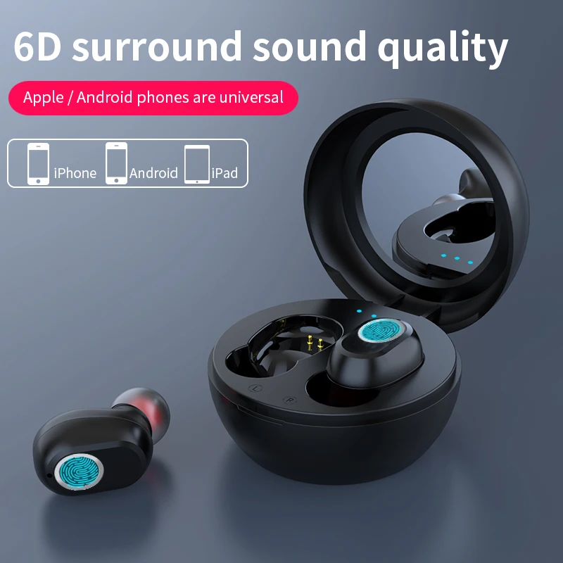 LB10 Bluetooth Earphone True Wireless Sport Earphone Waterproof 3D Stereo Earbuds Handsfree Calls for Smart Phone
