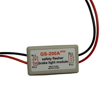 

Portable GS200-A Car LED Rear Brake Stop Light Lamp Strobe Flash Module Controller GS-100A