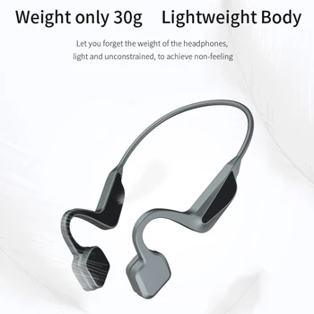 

For V10 Bone Conduction Sports Bluetooth Earset Stereo Wireless Earphone New Bone Conduction For Music Running 200mAh Capacity
