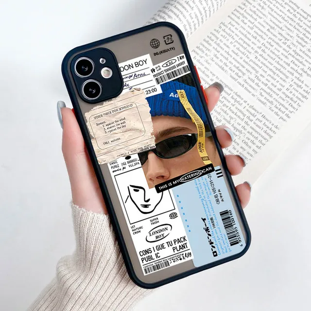 Case For iPhone 11 iPhone Cases XR Hard Fundas Apple 13 12 Pro Max Mini 7 8 6S 6 Plus X XS Max 12Pro Len Protection Phone Covers U125
