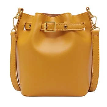 

Spring Fashion Simple Women's Bag Wild Casual Messenger Shoulder Bag Pump Bucket Bucket Mother Bag