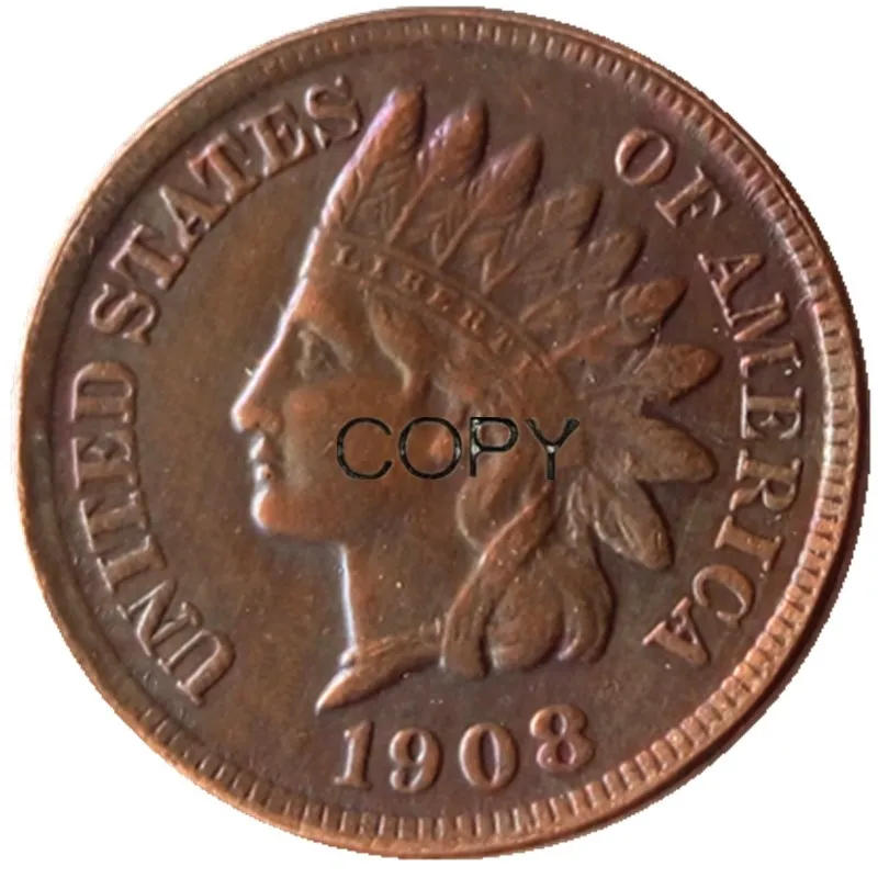 

United States 1908-s Indian Head Cent Copy Coins