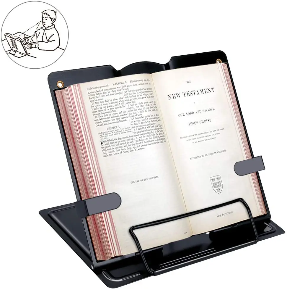 Подставка для книг металлическая подставка защита глаз складная чтения