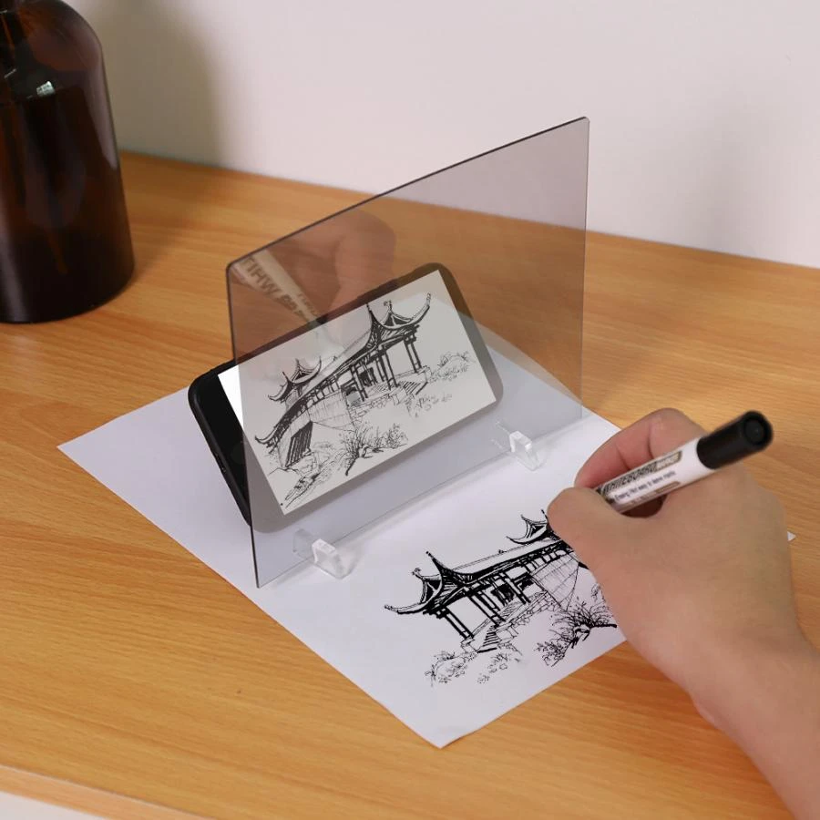 Led Light Stencil Board Light Box Tracing Drawing Board Sketch Mirror Reflection Phone Dimming Digital Tablets For Kids Painter Digital Drawing Tablets Aliexpress