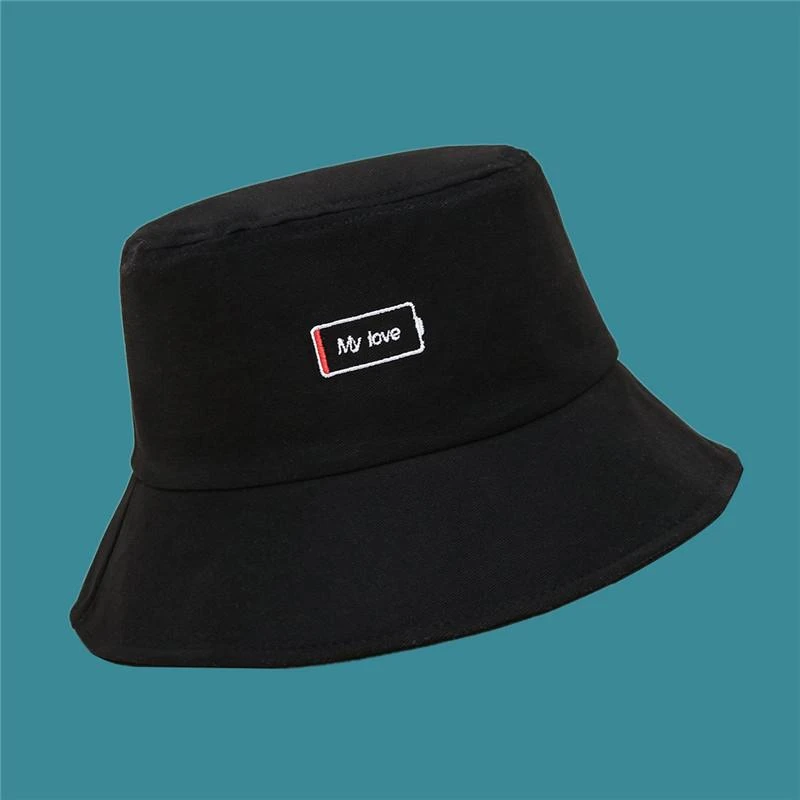 Letter embroidery bucket hat Clearance