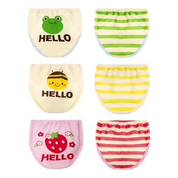 

Cartoon Baby Diapers Reusable Nappies Cloth Diaper Washable Infants Children Baby Cotton Training Pants Panties Nappy Changing