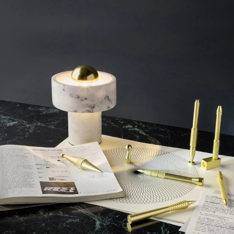 

Desk Lamp Light Luxurious Post Modern Arts Designer Model Between A Living Room Lamp Golden Desk Lamp Bedroom Bedside Lamp