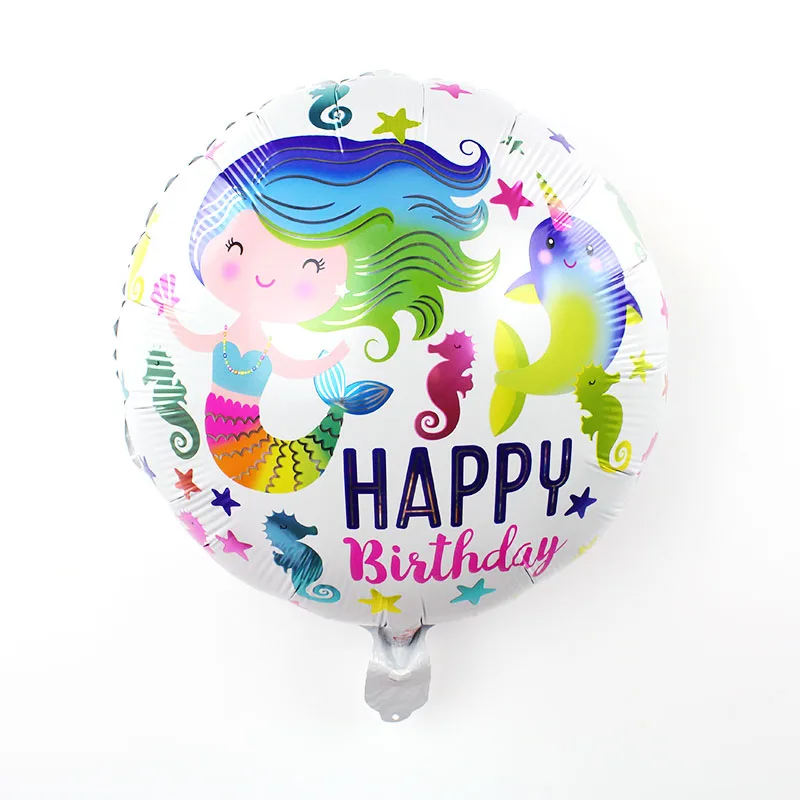 Большие воздушные шары из фольги русалки Ариэль из мультфильма принцесса гелиевый баллон декор для детского дня рождения globos вечерние наборы; детский душ мяч