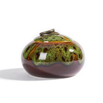 

HouseHold Tea Storage Jar 1 Piece Portable Candy Storage Tank Ceramic Tea Package Organizer Kitchen Food Container Teaware