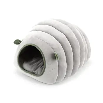 

Caterpillar Shape Hamster Cotton Nest Cat Litter Small Dog Winter Closed Nests