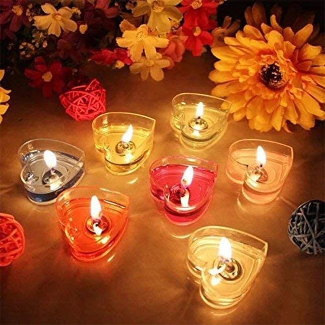  VOSAREA 1 Set Candle Pc Shell Clear Small Tealight Candle  Holders Square Candle Holders DIY Candle Cup Candle Decorations for Candle  Making Candle Tins Candle Cups Candle Wick Heart-Shaped