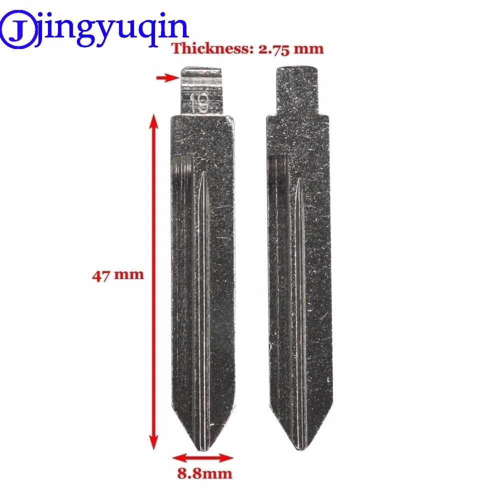 Jingyuqin 10X KD #19 дистанционный неограненный пустой металлический клинок Тип FO38 для Ford
