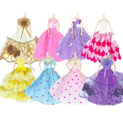 Robe Tutu de Ballet pour poupée Barbie, vêtements, tenue, accessoires, jupe à paillettes, robe de bal, jouet pour fille, livraison gratuite, 1/6 