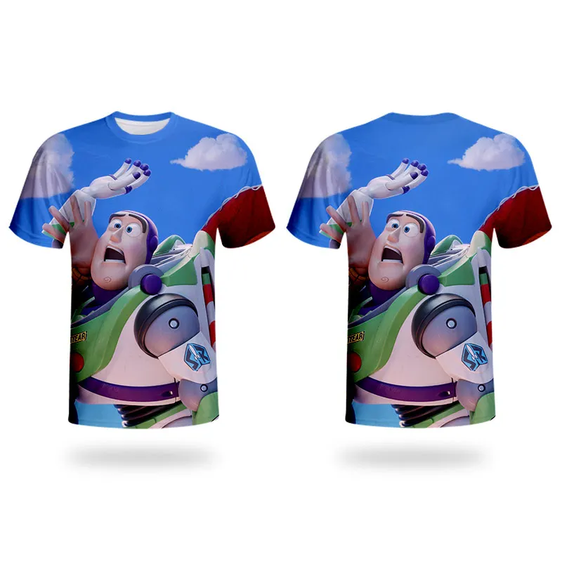 WHOSONG 3D Tshirt popular movie TOY STORY 4 funny cartoon children's clothing - Цвет: T00202