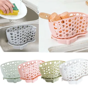 

1pcs Kitchen Organiser Sink Hanging Caddy Storage Basket Dish Cleaning Sponge Holder Scrubber Holders